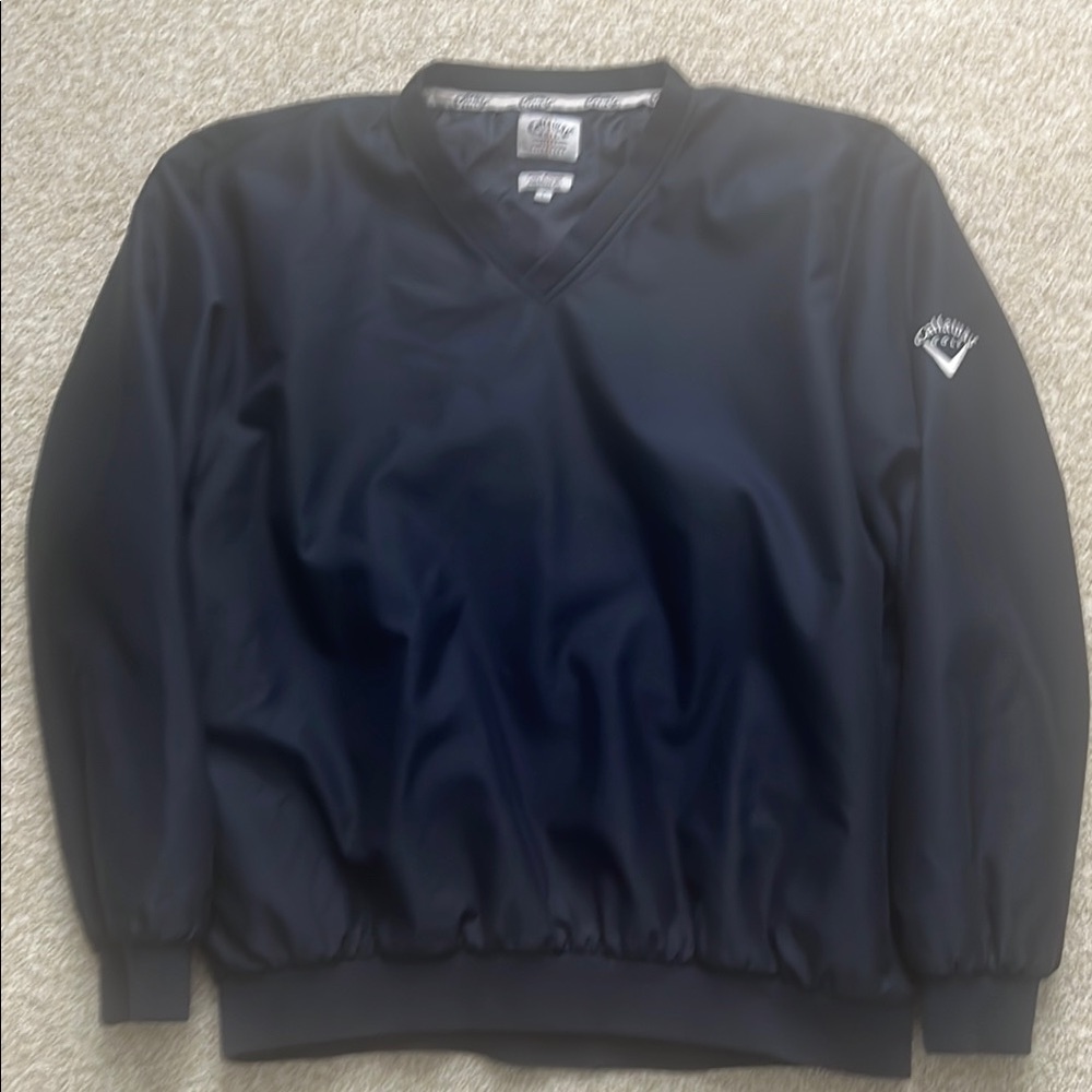 Callaway Blue V-Neck Casual Sweater